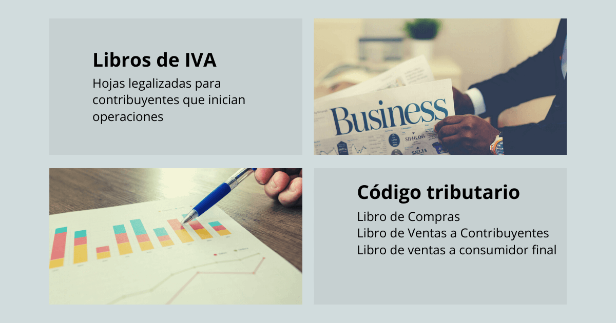 hojas para libros de iva