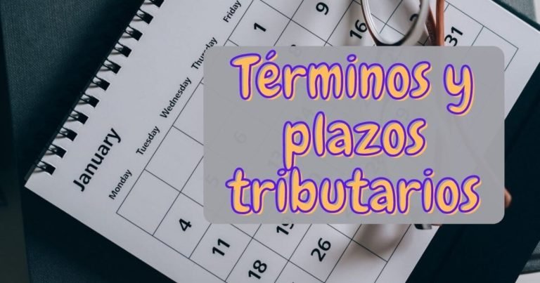 plazos tributarios segun el codigo tributario